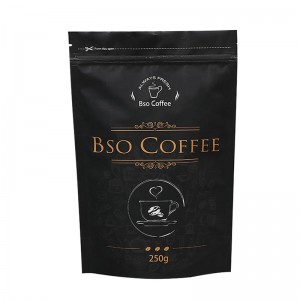 Přizpůsobené logo kávové sáčky opakovaně použitelný stojanový sáček se zipem Balící sáčky na kávu